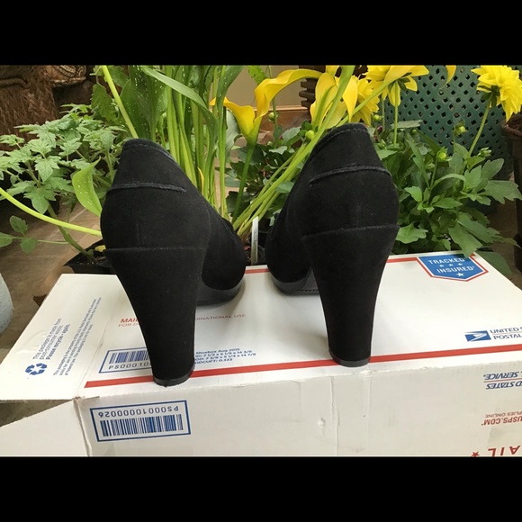 Sam Edelman ladies suede block tassel heels 9.5m - Picture 3 of 8